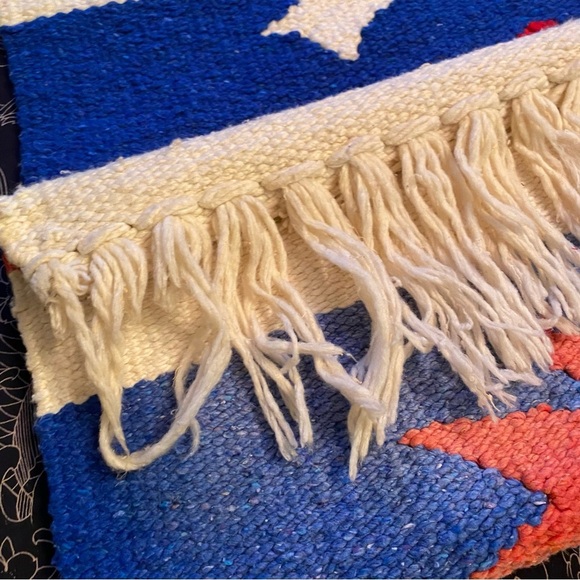 Vintage Textile wall hanging sun & moon celestial woven - Picture 6 of 7